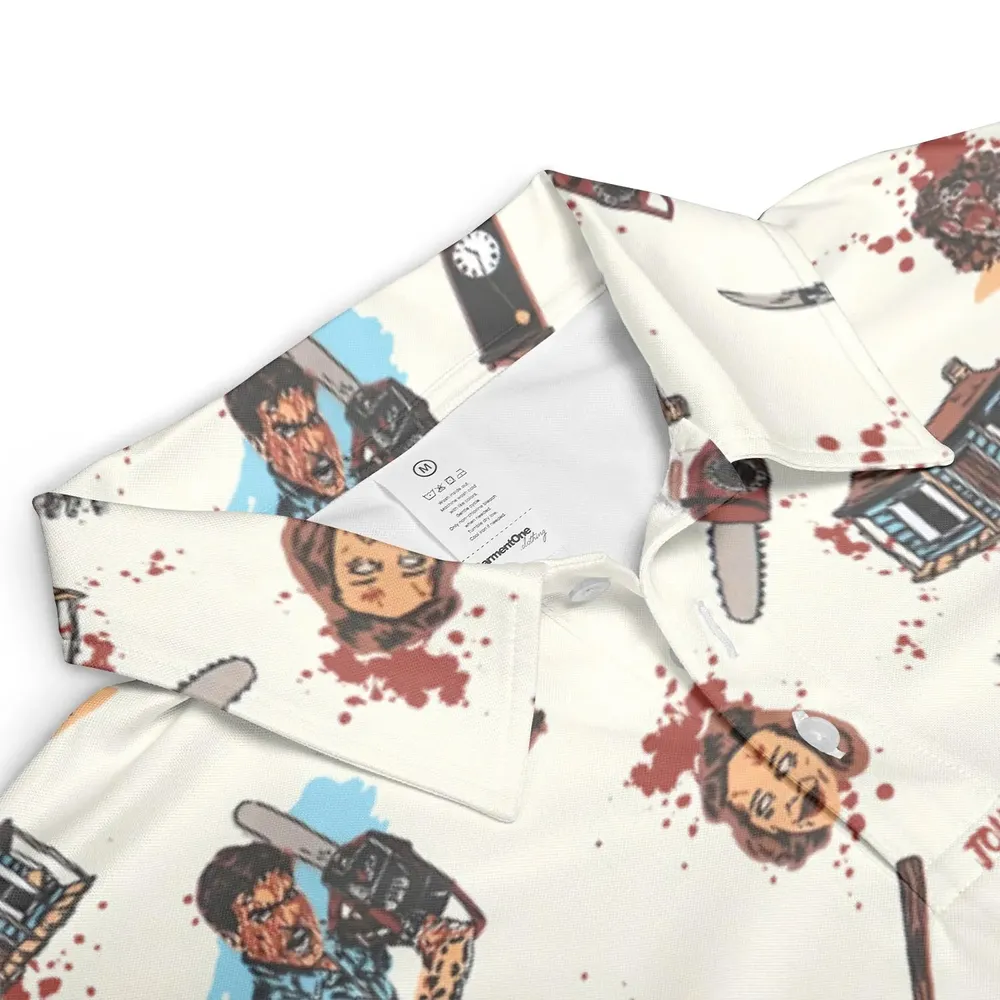 Supernatural Horror Evil Dead Halloween AOP Men/Women Polo Shirt - 3
