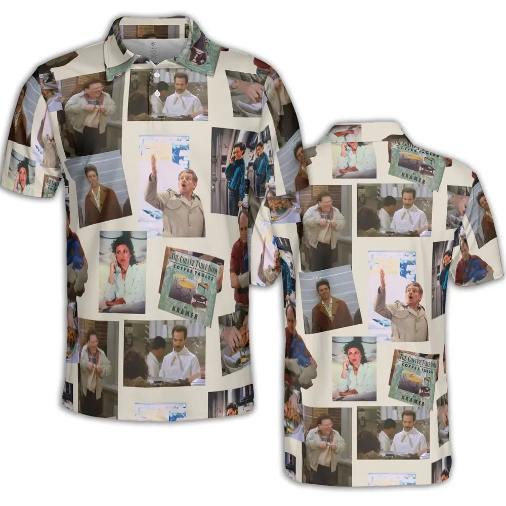 Seinfeld Famous Scenes AOP Men/Women Polo Shirt - 2