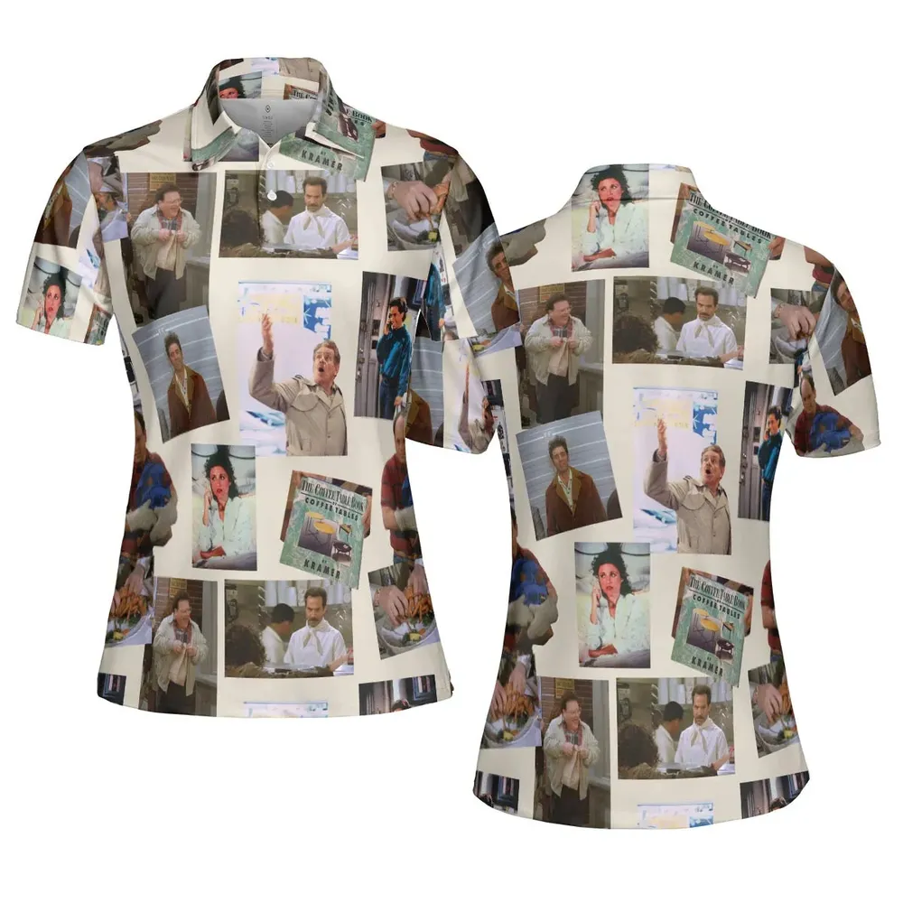 Seinfeld Famous Scenes AOP Men/Women Polo Shirt - 5