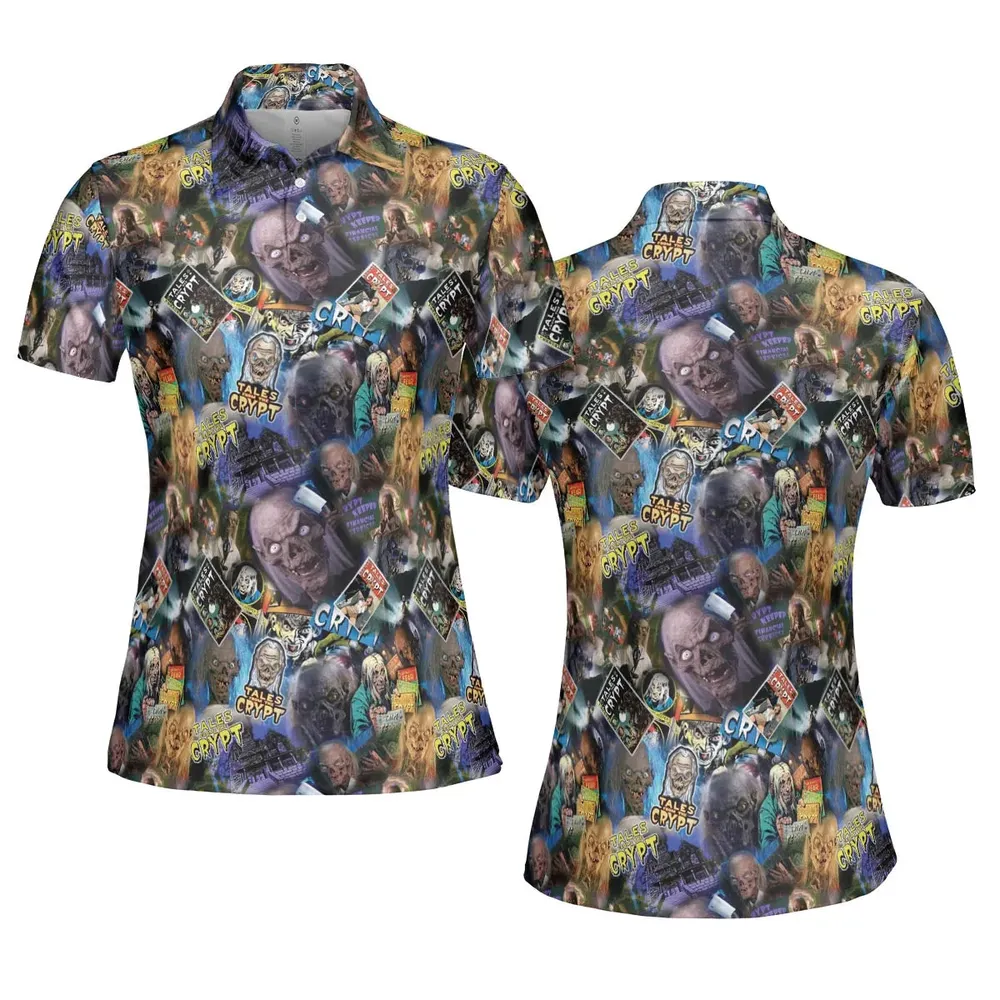 Tales from the Crypt AOP Men/Women Polo Shirt - 5