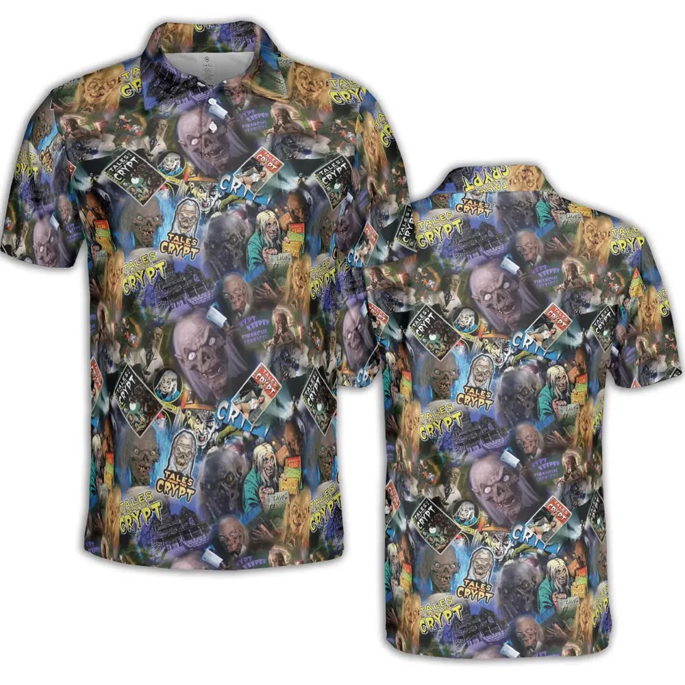 Tales from the Crypt AOP Men/Women Polo Shirt - 2