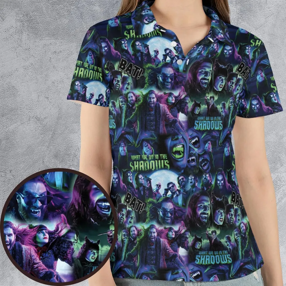 What We Do in the Shadows AOP Men/Women Polo Shirt - 4