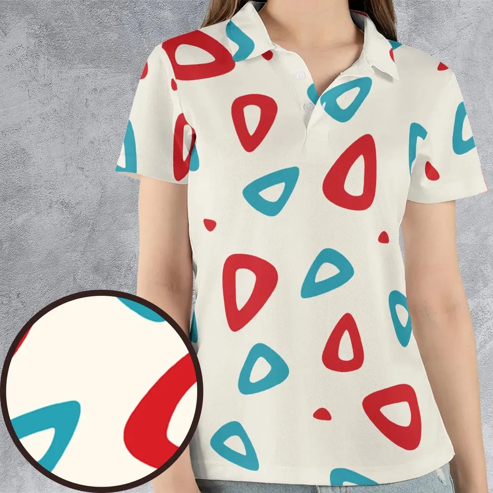 Togepi Pattern Pokemon AOP Men/Women Polo Shirt - 4