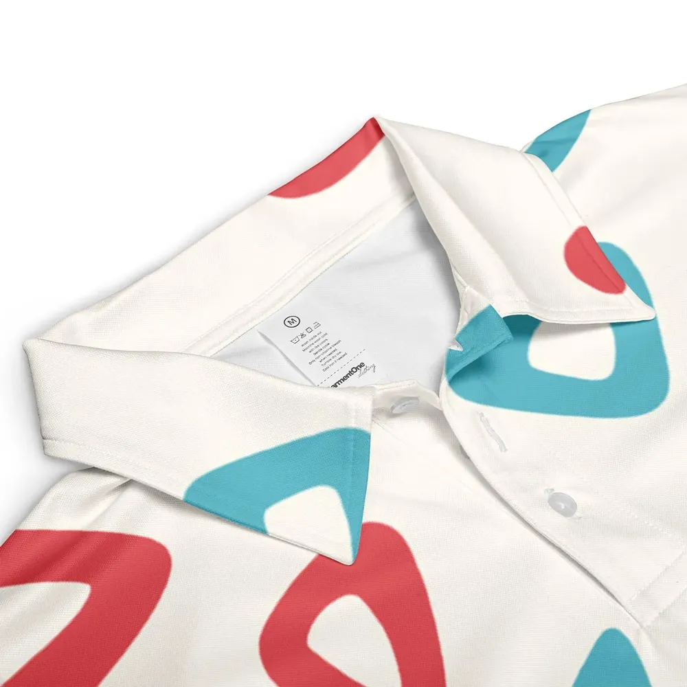 Togepi Pattern Pokemon AOP Men/Women Polo Shirt - 3