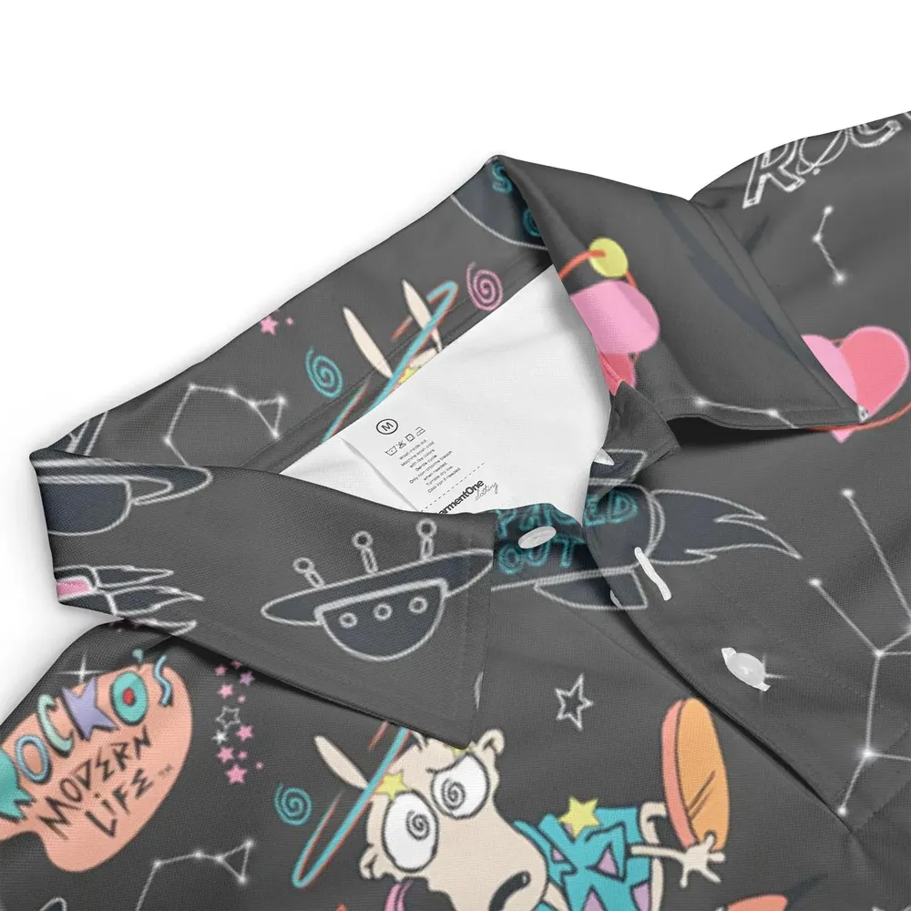Rocko Space Out Rocko's Modern Life AOP Men/Women Polo Shirt - 3