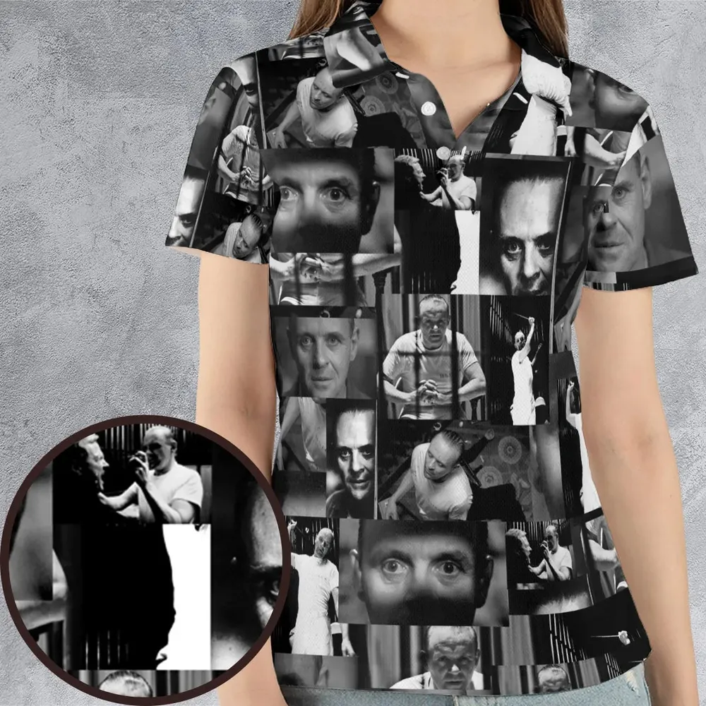 Hannibal Lecter The Silence of the Lambs AOP Men/Women Polo Shirt - 4