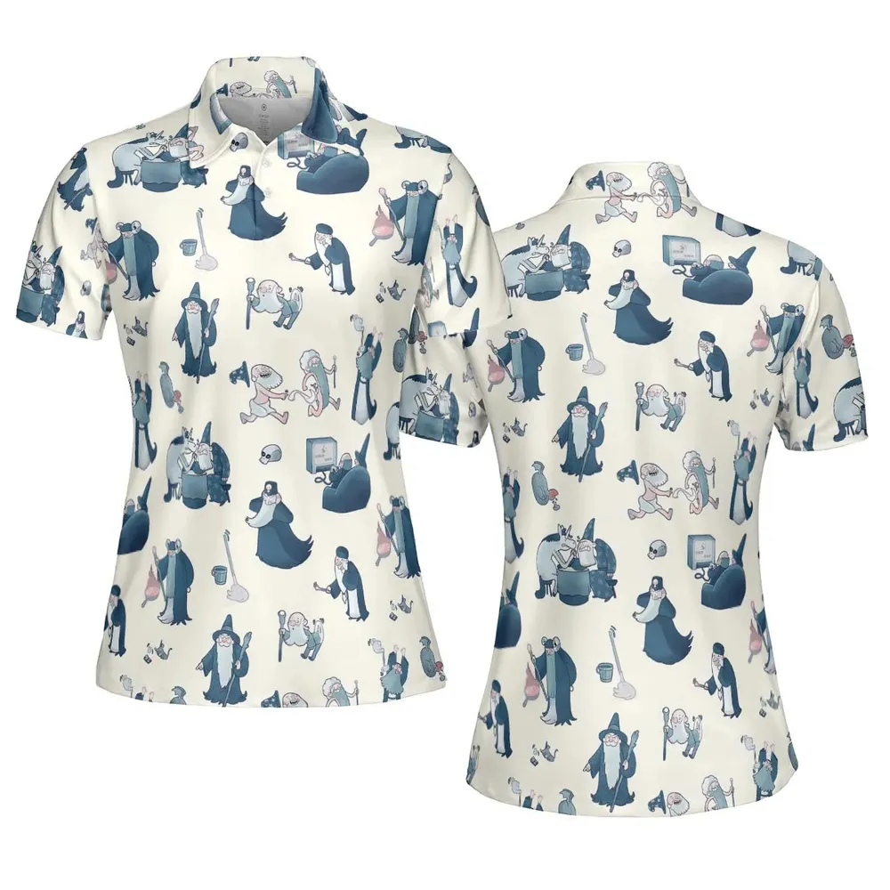 Shared Flat For Wizards AOP Men/Women Polo Shirt - 5