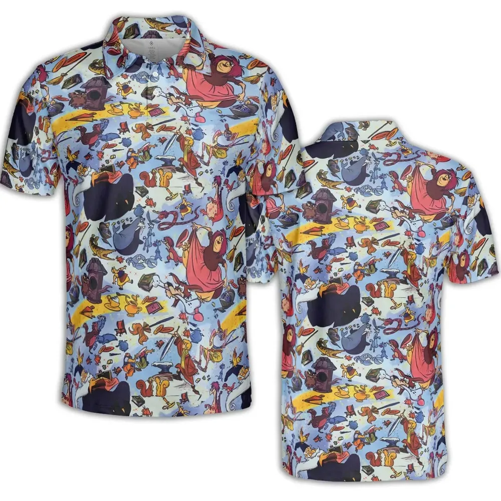 King Arthur The Sword in the Stone AOP Men/Women Polo Shirt - 2