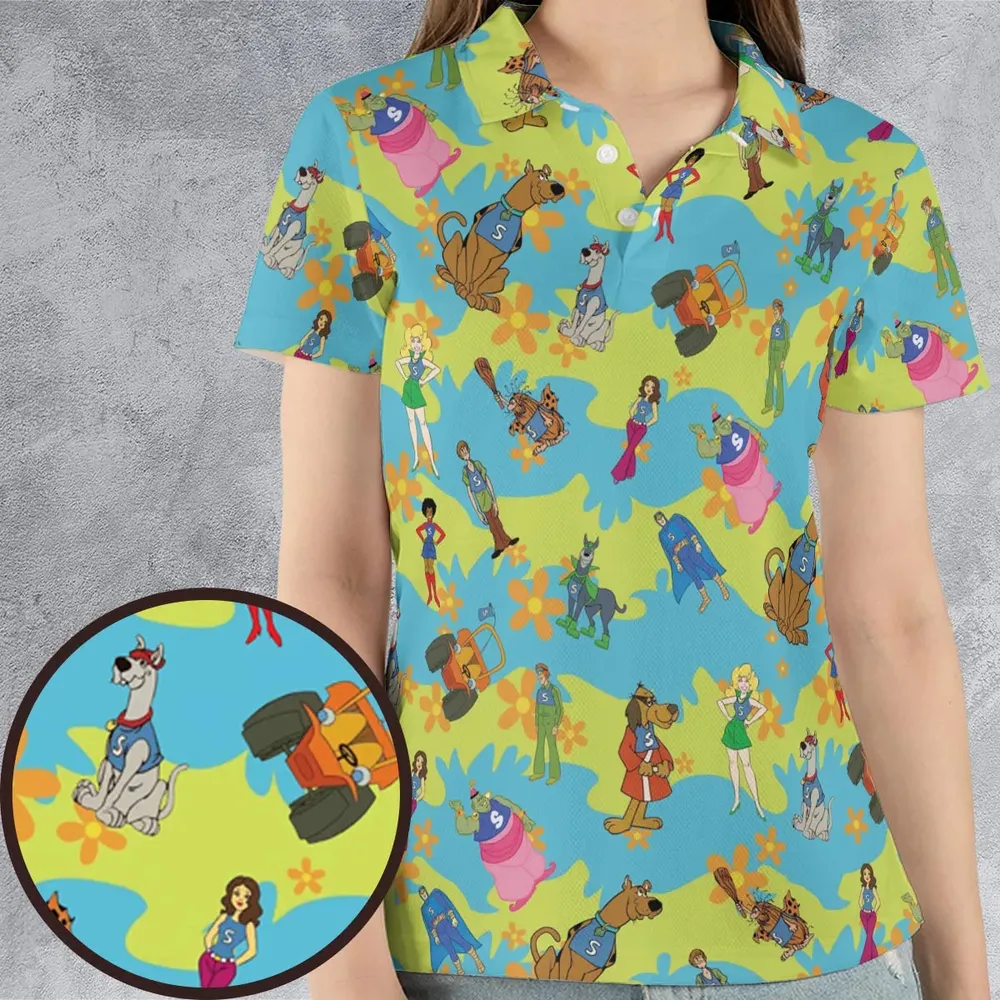 Scooby Gang Scooby Doobies AOP Men/Women Polo Shirt - 4