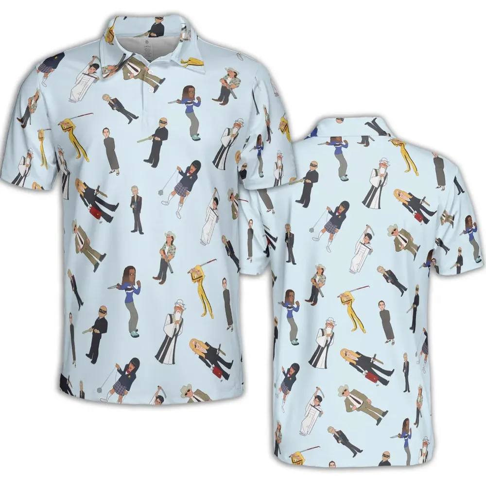 Tarantino Style Kill Bill AOP Men/Women Polo Shirt - 2
