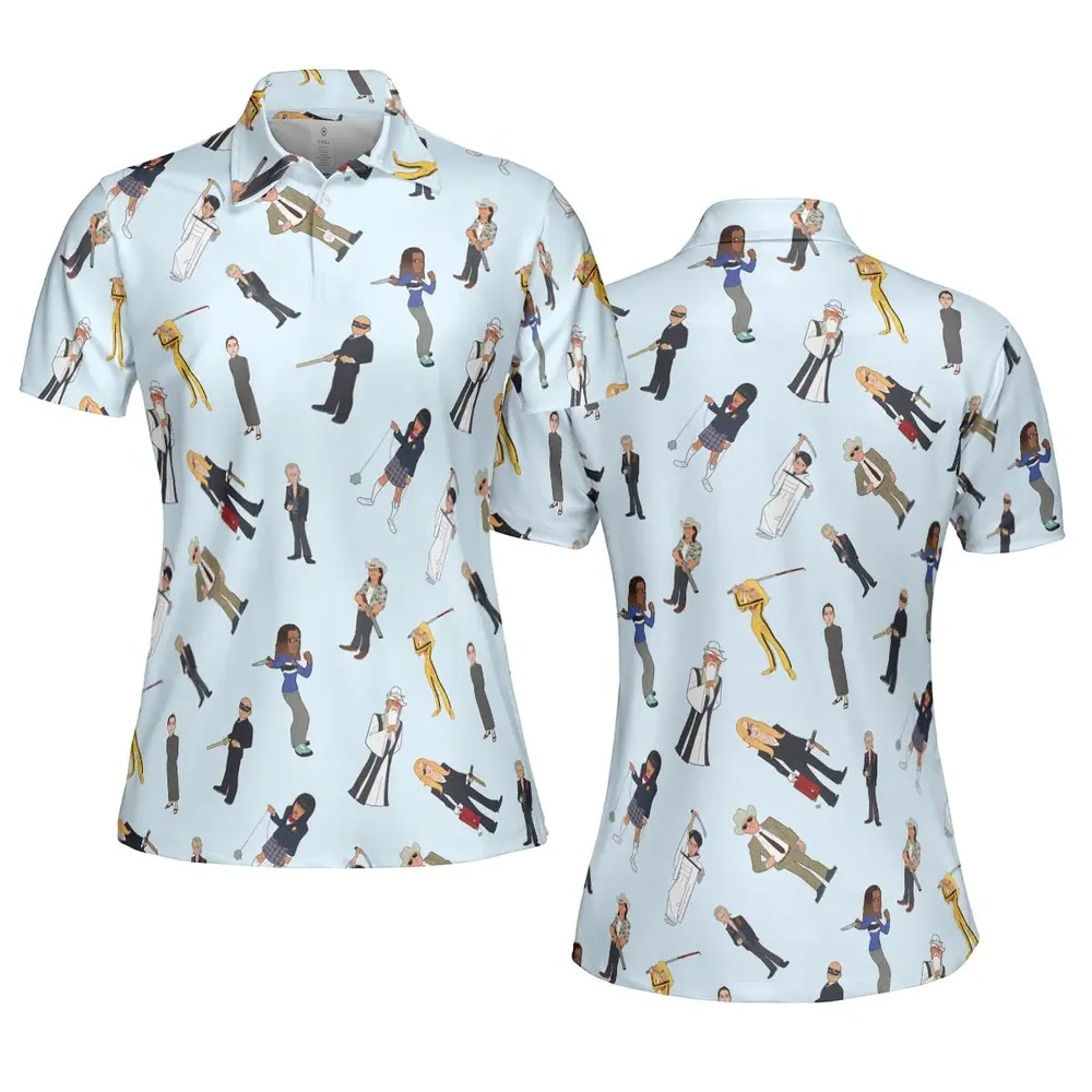 Tarantino Style Kill Bill AOP Men/Women Polo Shirt - 5