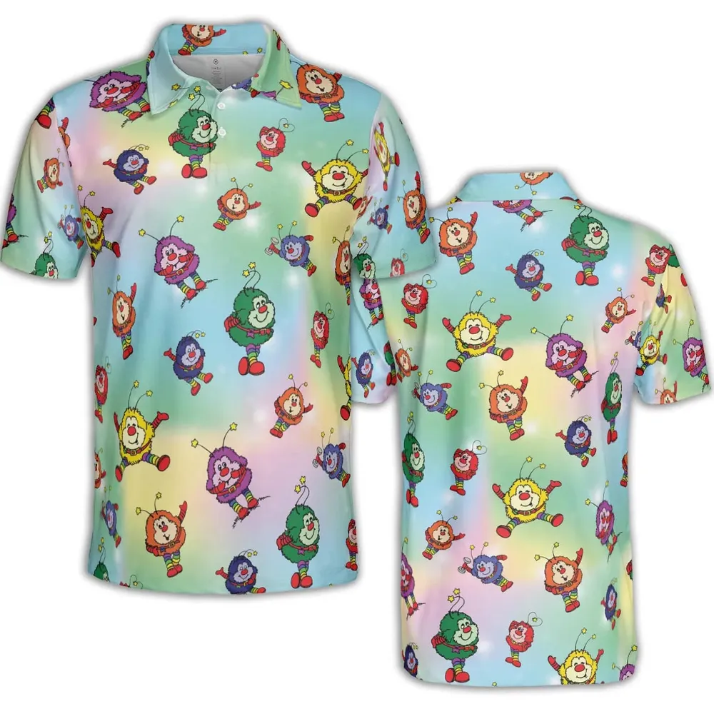 Rainbow Brite Sprites AOP Men/Women Polo Shirt - 2