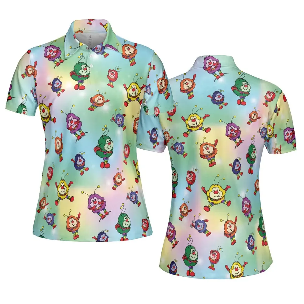 Rainbow Brite Sprites AOP Men/Women Polo Shirt - 5