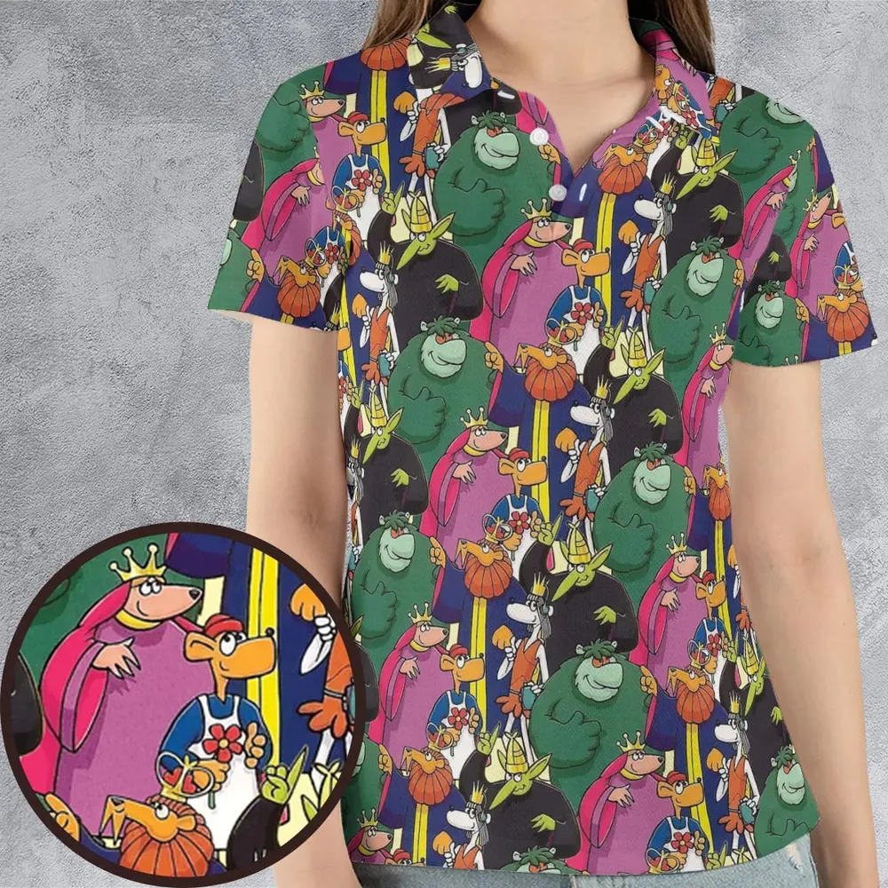 Muzzy in Gondoland AOP Men/Women Polo Shirt - 4