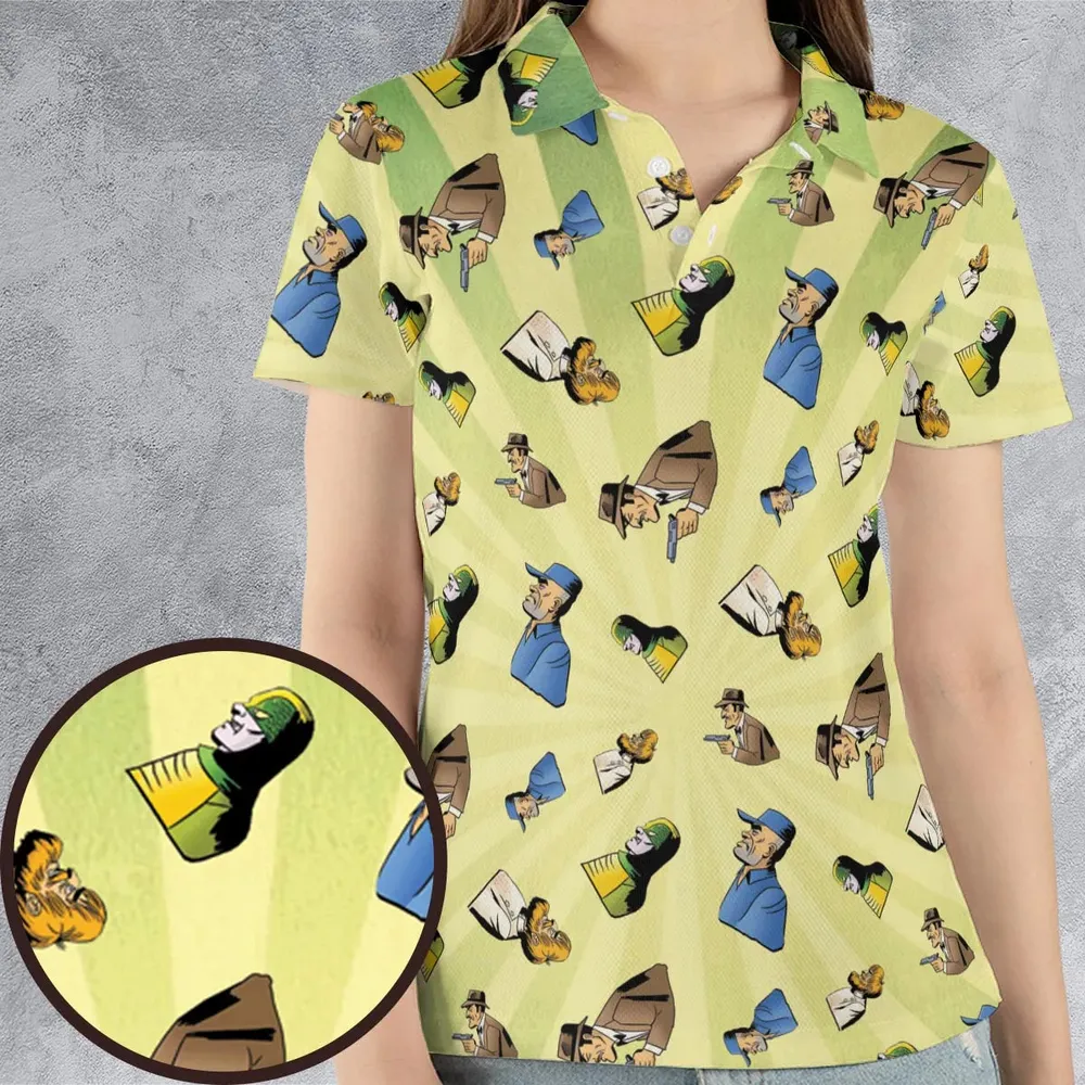 Goons Of '66 DC Comics AOP Men/Women Polo Shirt - 4