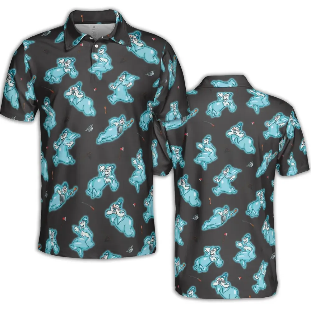 Classic Animated Cartoon Lonesome Ghosts AOP Men/Women Polo Shirt - 2