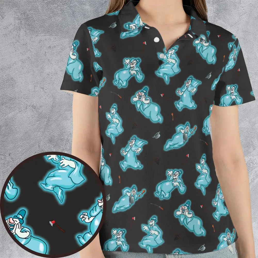 Classic Animated Cartoon Lonesome Ghosts AOP Men/Women Polo Shirt - 4
