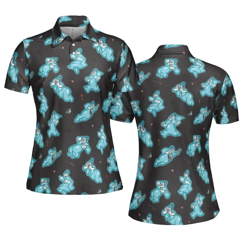 Classic Animated Cartoon Lonesome Ghosts AOP Men/Women Polo Shirt - 5