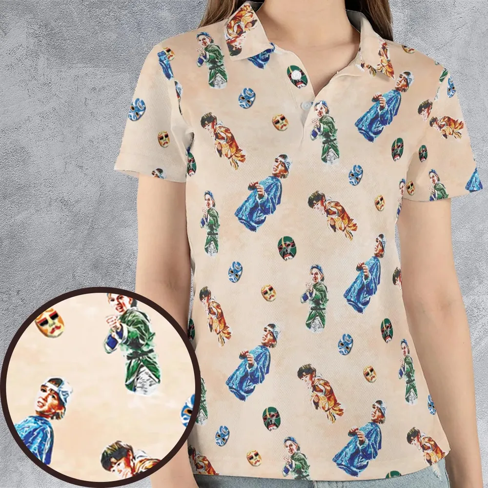 Three Brothers Samuel and Jeffey 3 Ninjas AOP Men/Women Polo Shirt - 4