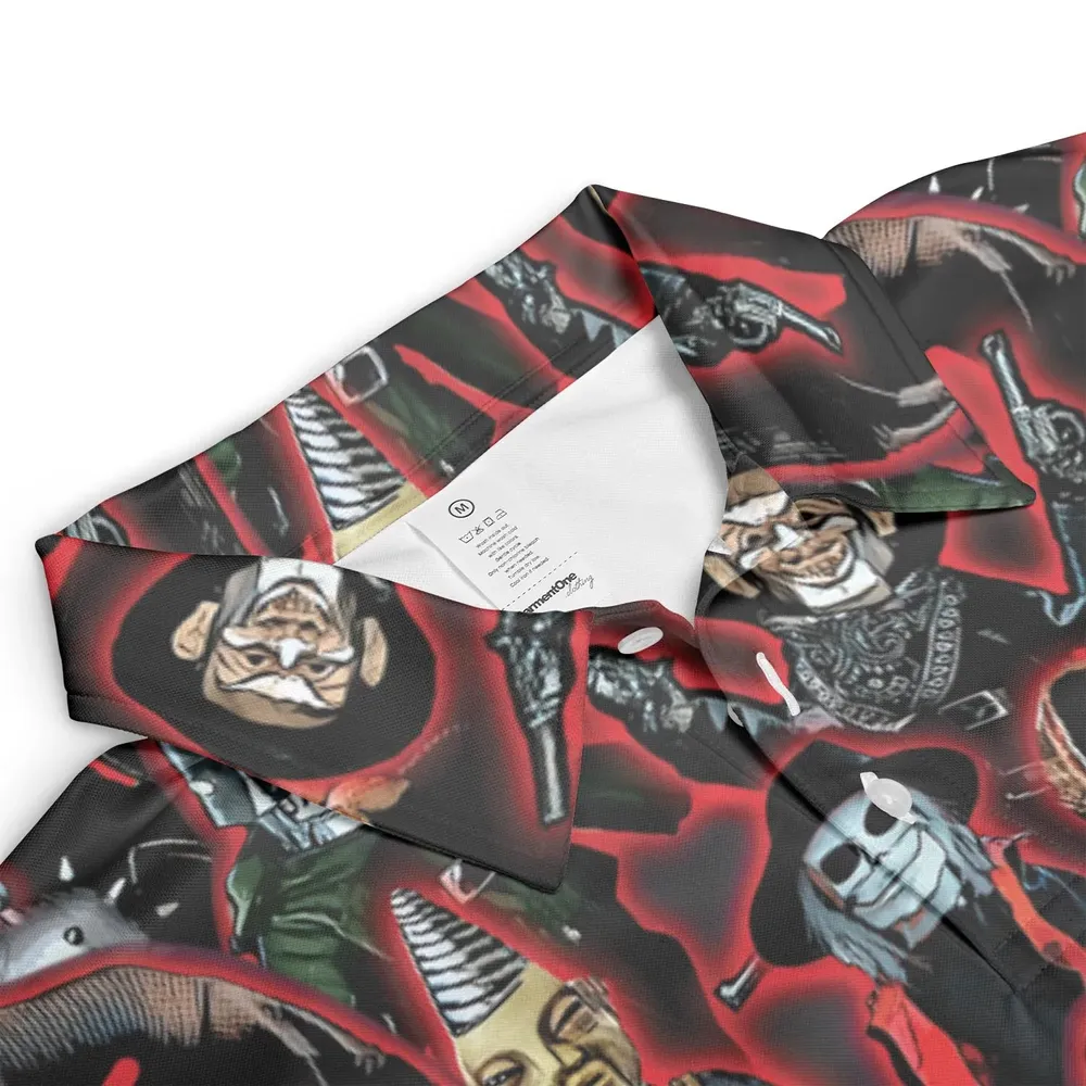 Puppet Master Collage AOP Men/Women Polo Shirt - 3