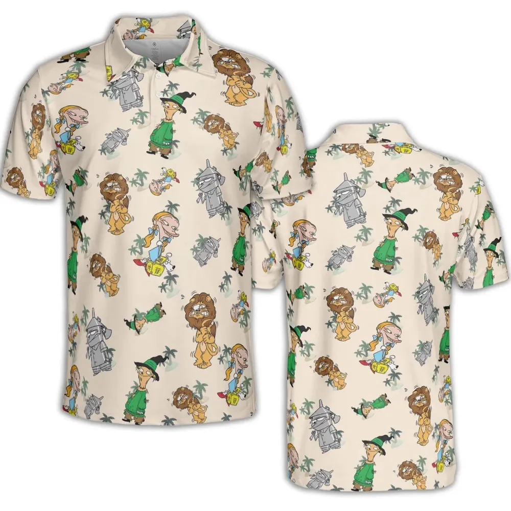 Cartoon Mashup Ed, Edd n Eddy AOP Men/Women Polo Shirt - 2