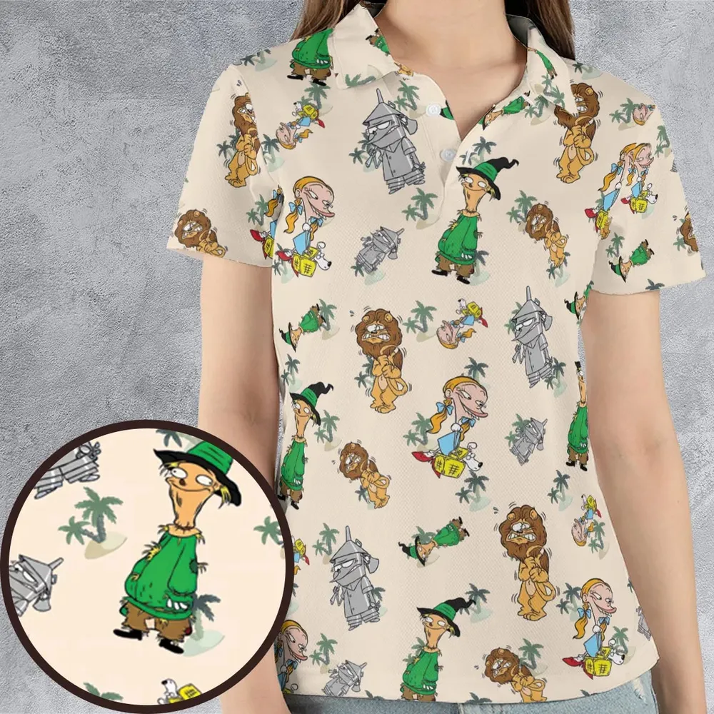 Cartoon Mashup Ed, Edd n Eddy AOP Men/Women Polo Shirt - 4