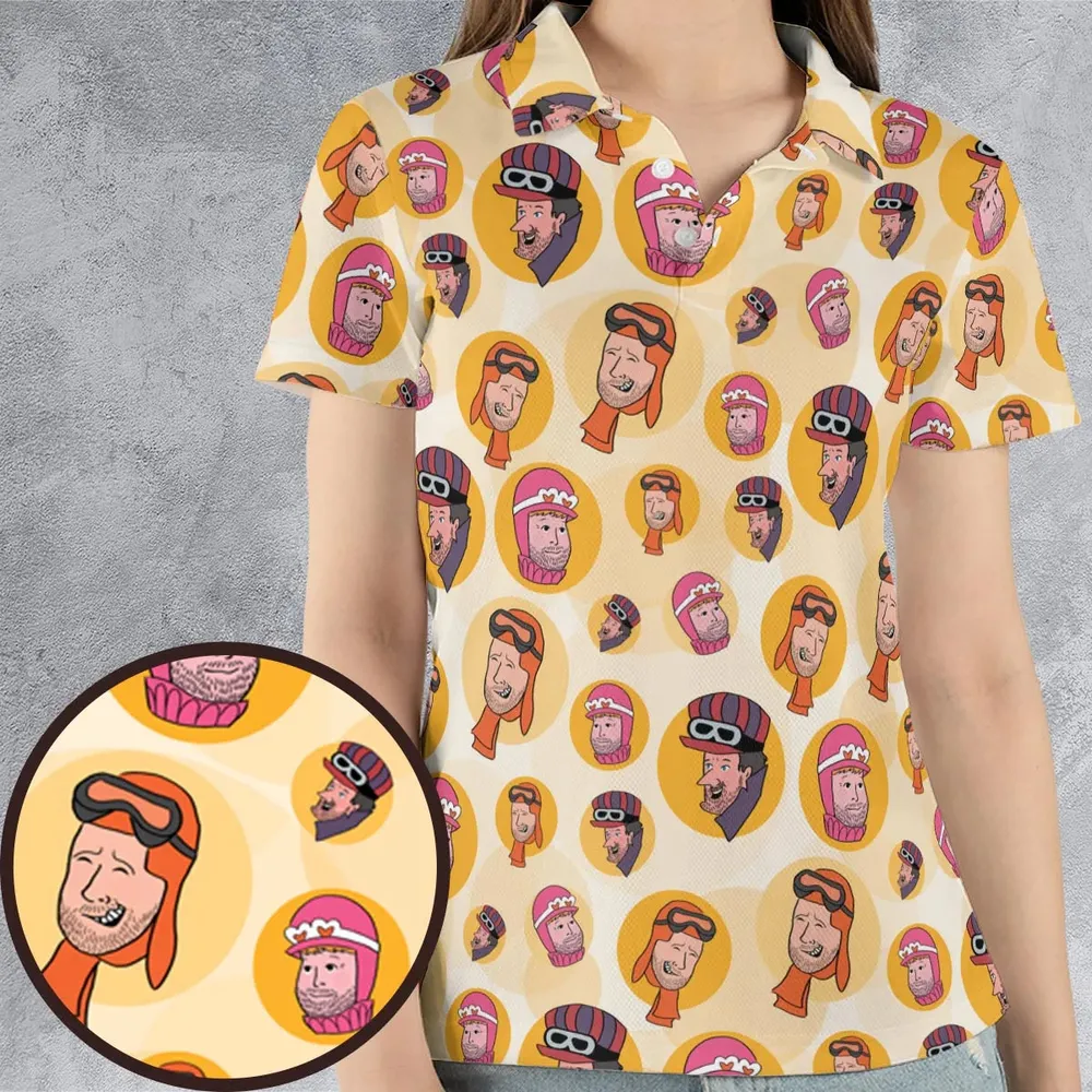 No More Jockeys Wacky Jockeys AOP Men/Women Polo Shirt - 4