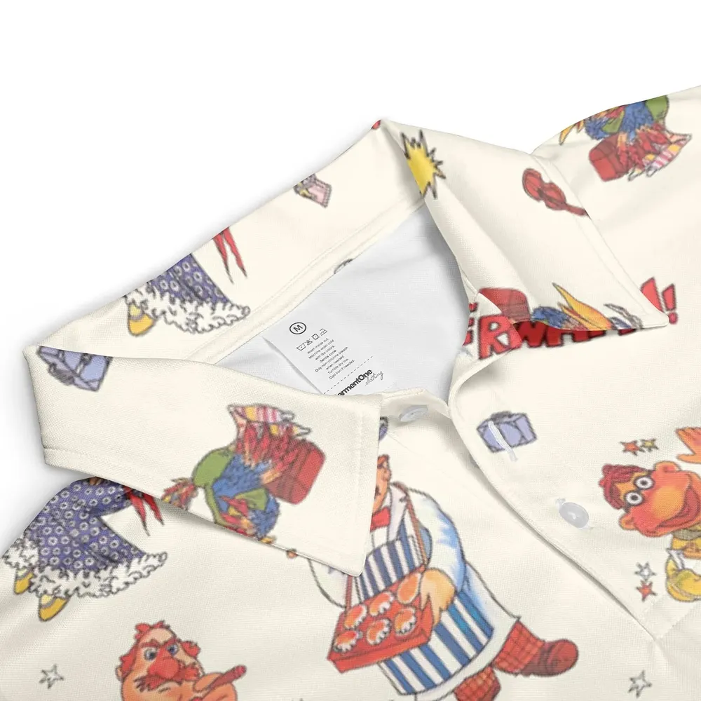 Backstage Inspired The Muppets AOP Men/Women Polo Shirt - 3