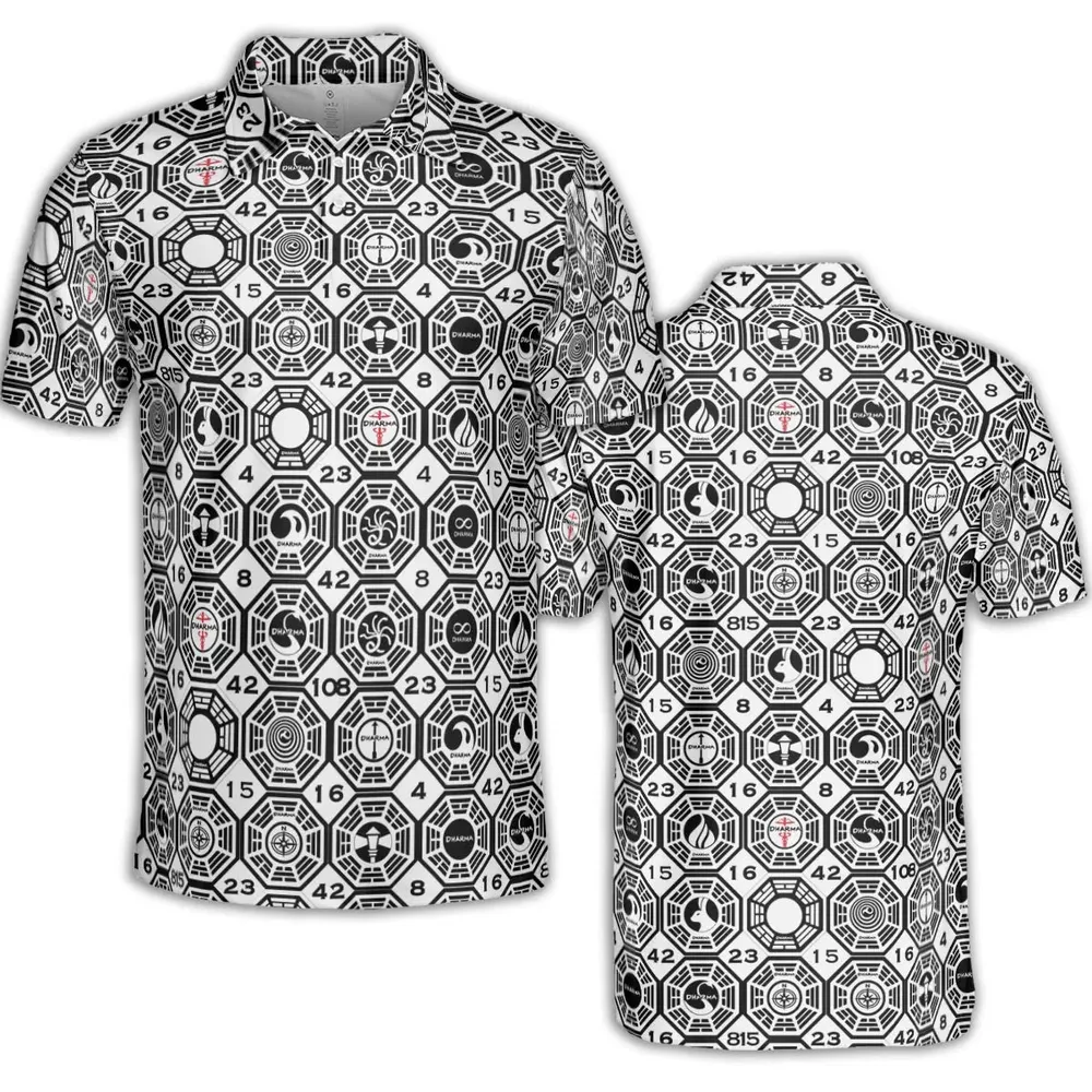 Dharma Lost AOP Men/Women Polo Shirt - 2
