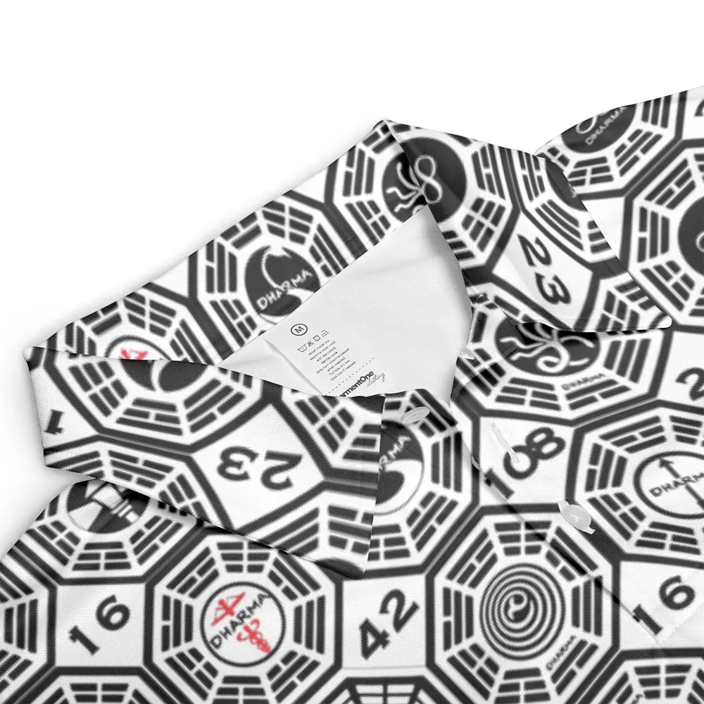 Dharma Lost AOP Men/Women Polo Shirt - 3