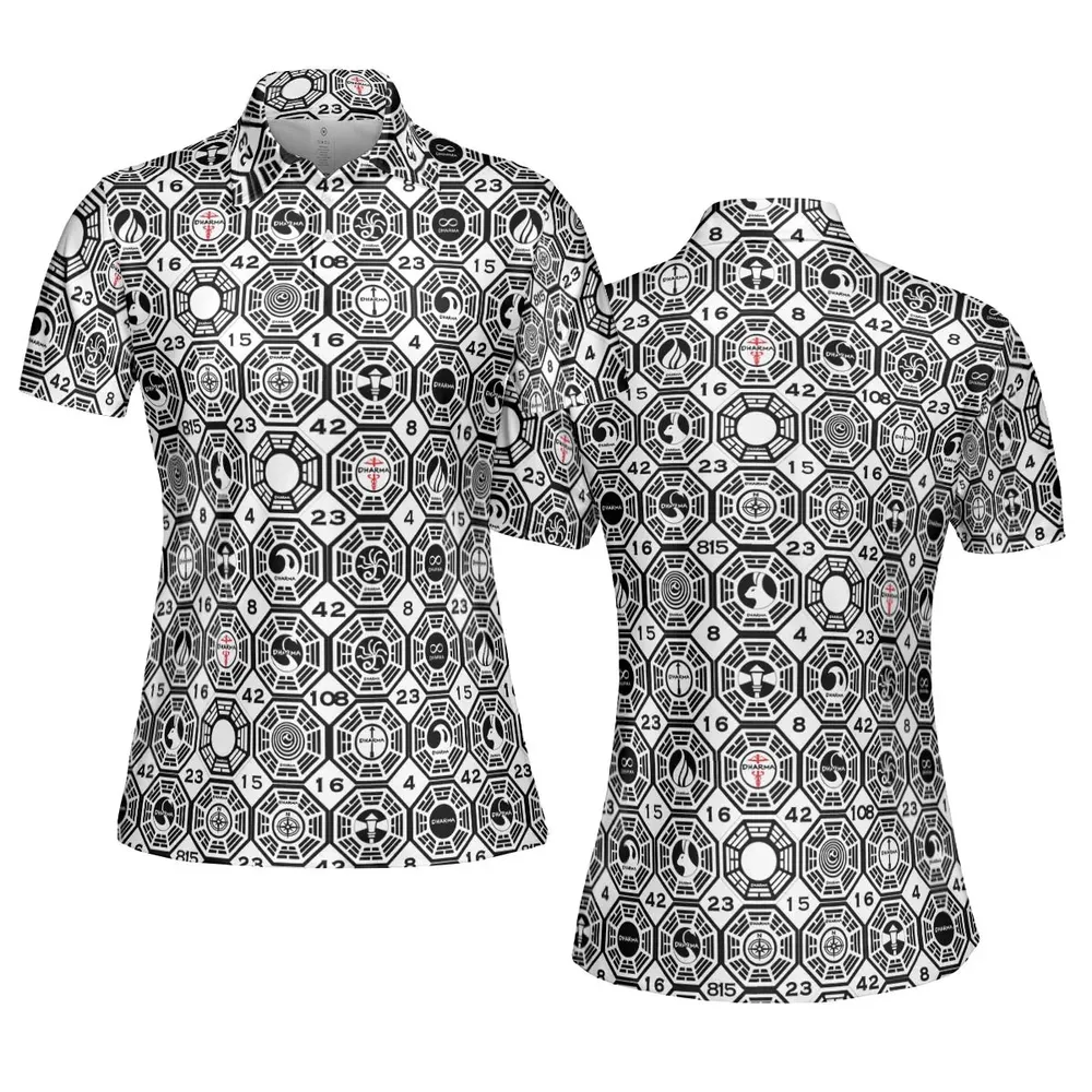Dharma Lost AOP Men/Women Polo Shirt - 5