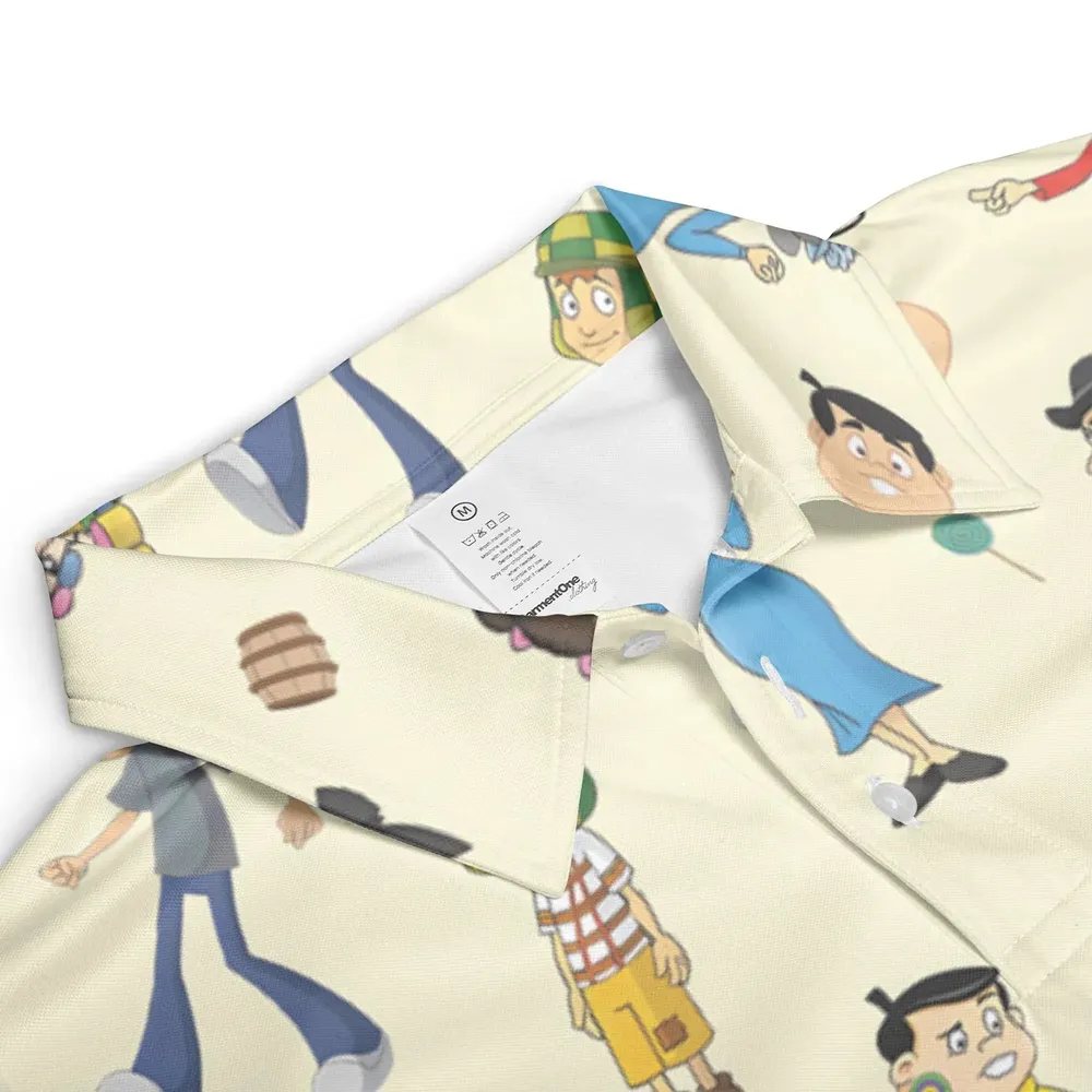 El Chavo Cartoon Characters AOP Men/Women Polo Shirt - 3