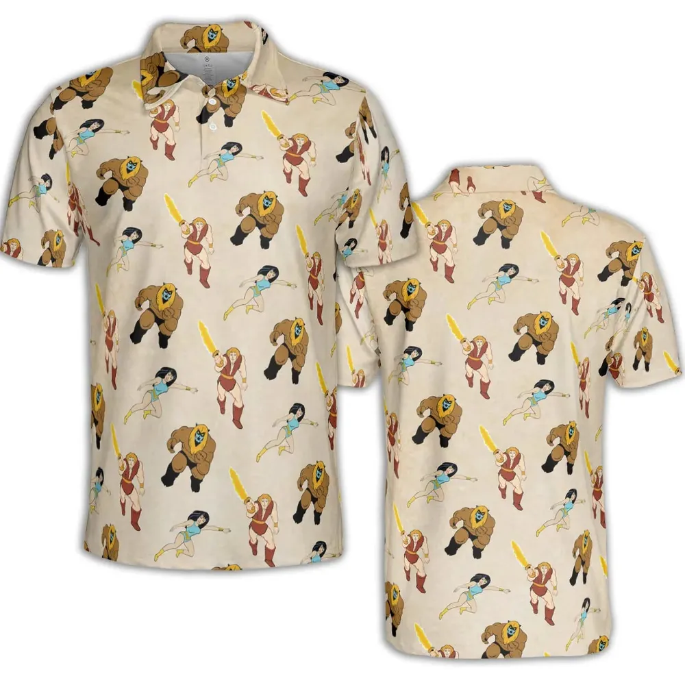 Thundarr the Barbarian AOP Men/Women Polo Shirt - 2