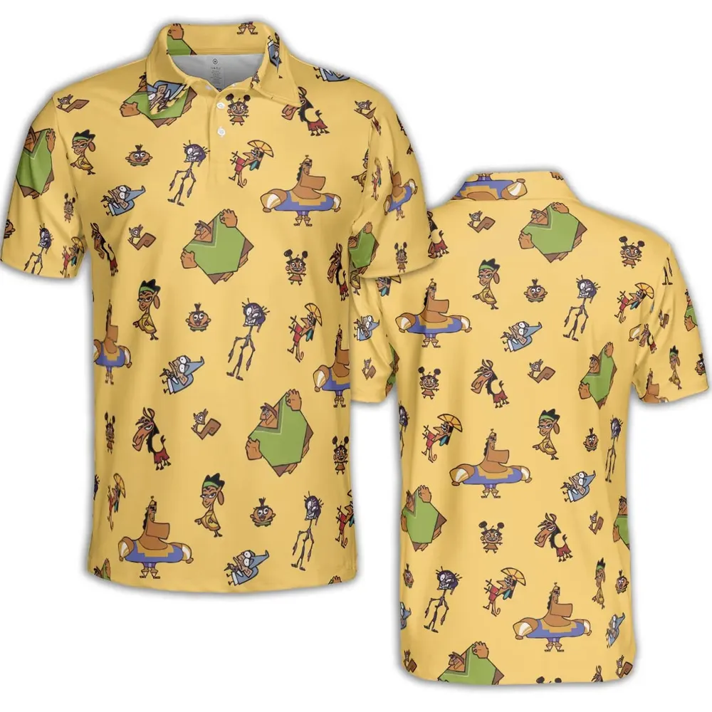 Groovy Threads The Emperor's New Groove AOP Men/Women Polo Shirt - 2