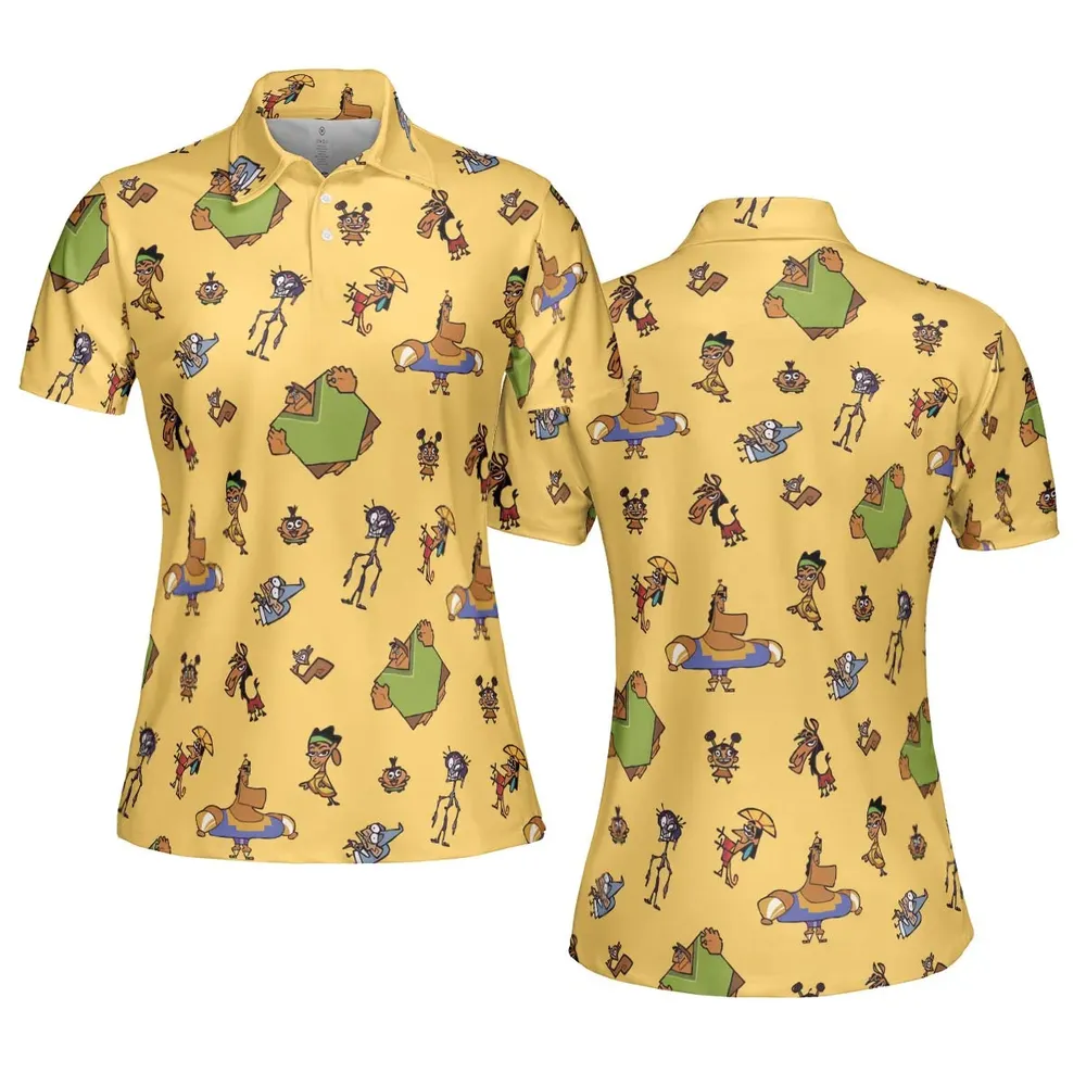 Groovy Threads The Emperor's New Groove AOP Men/Women Polo Shirt - 5
