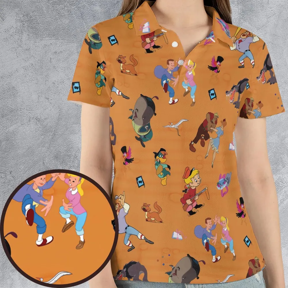 Make Mine Music Characters AOP Men/Women Polo Shirt - 4