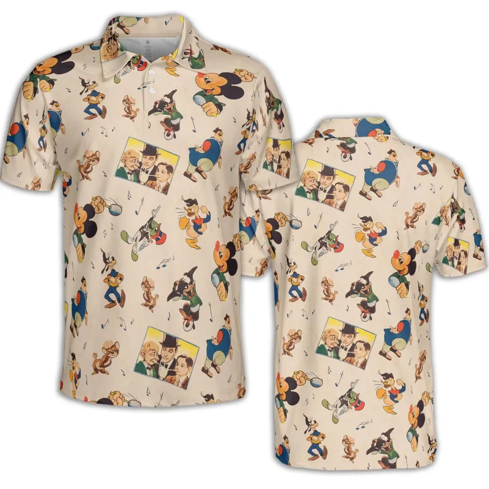 Fun And Fancy Free Characters AOP Men/Women Polo Shirt - 2