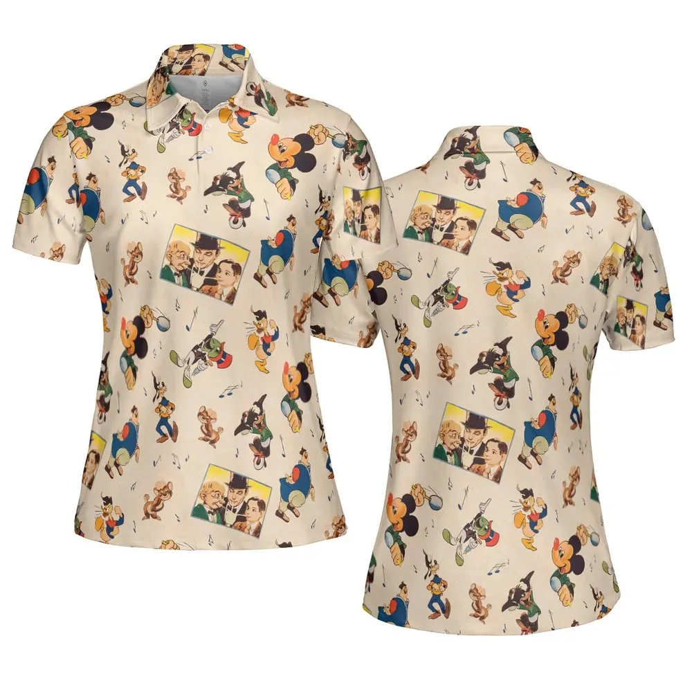 Fun And Fancy Free Characters AOP Men/Women Polo Shirt - 5