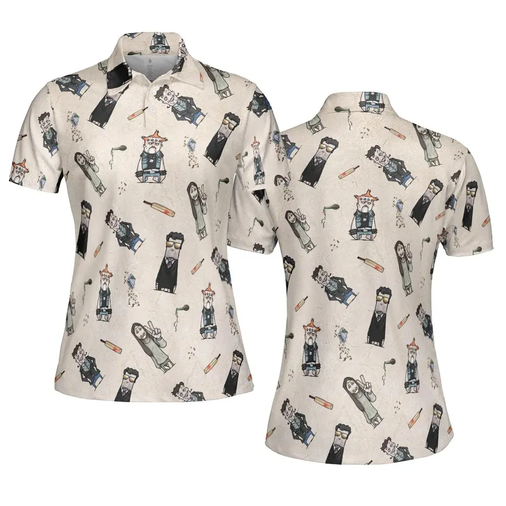 80s Madness The Young Ones AOP Men/Women Polo Shirt - 5