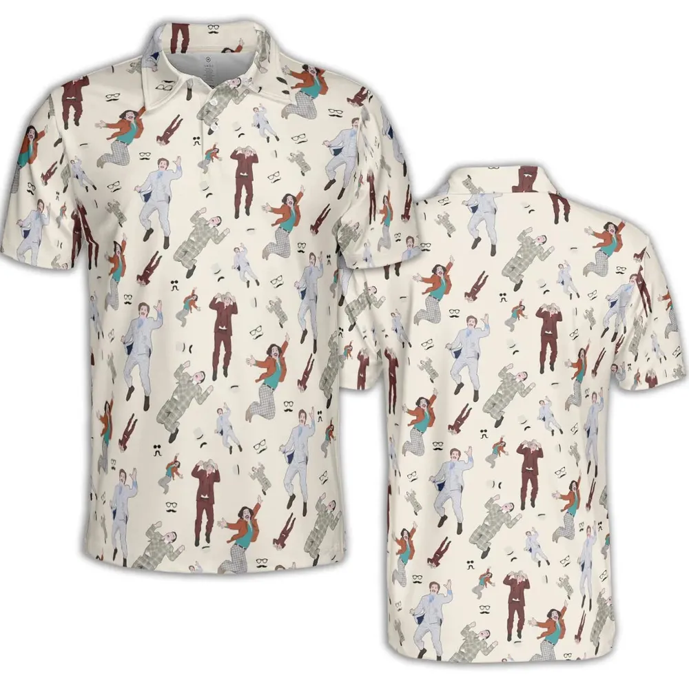 News Team Assemble Anchorman AOP Men/Women Polo Shirt - 2