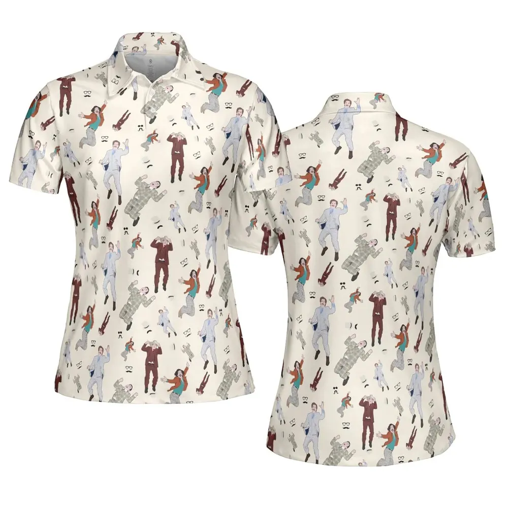 News Team Assemble Anchorman AOP Men/Women Polo Shirt - 5