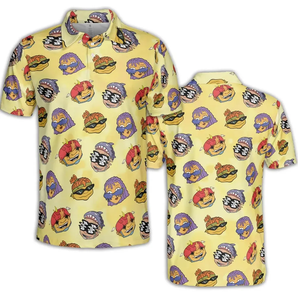 Stay Rad Rocket Power AOP Men/Women Polo Shirt - 2