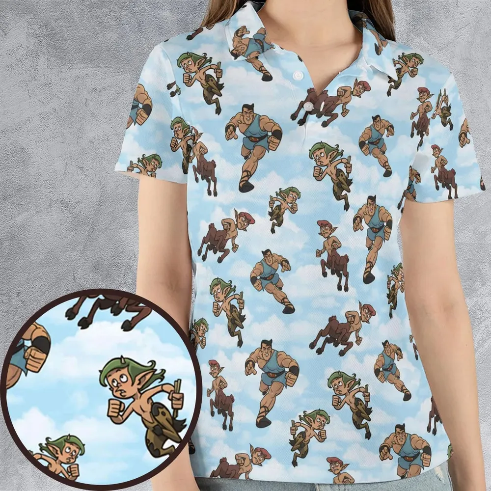 The Mighty Hercules AOP Men/Women Polo Shirt - 4