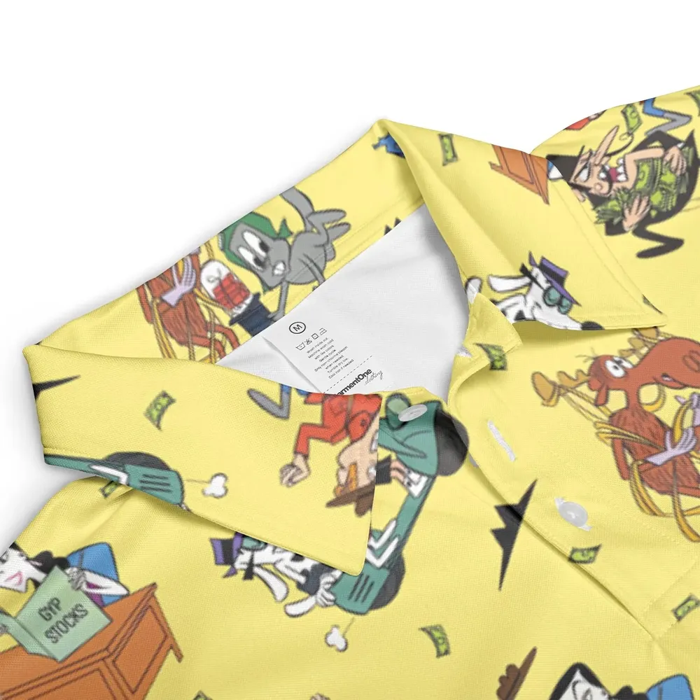 Moose And Squirrel The Adventures of Rocky and Bullwinkle AOP Men/Women Polo Shirt - 3