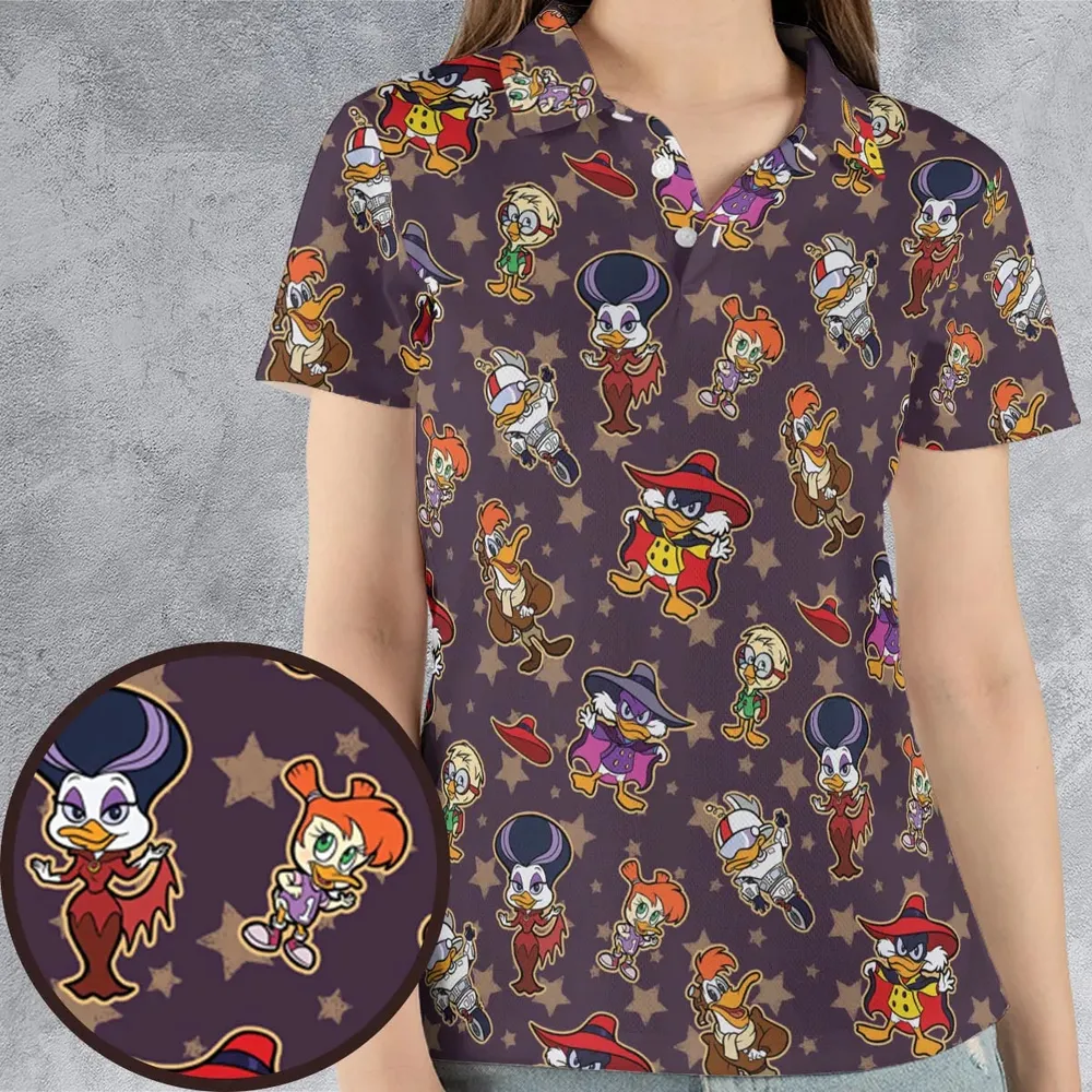 Duck Power Darkwing Duck AOP Men/Women Polo Shirt - 4