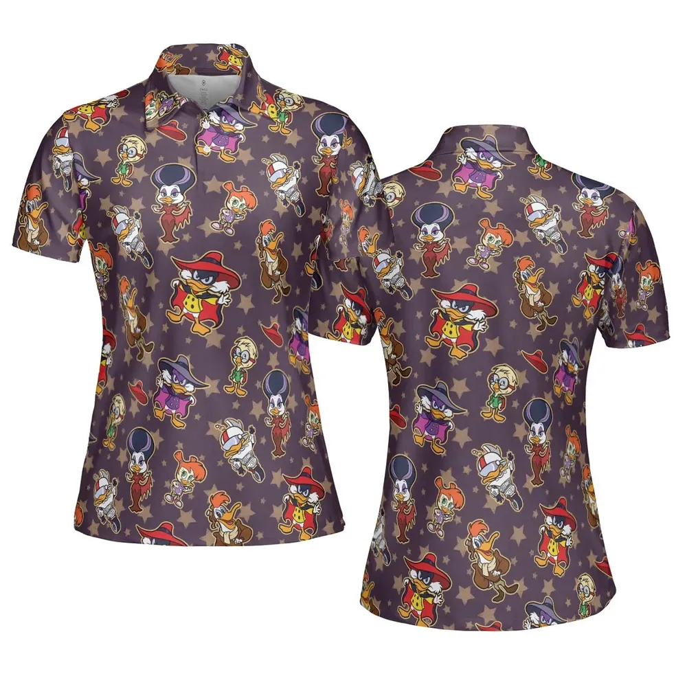 Duck Power Darkwing Duck AOP Men/Women Polo Shirt - 5