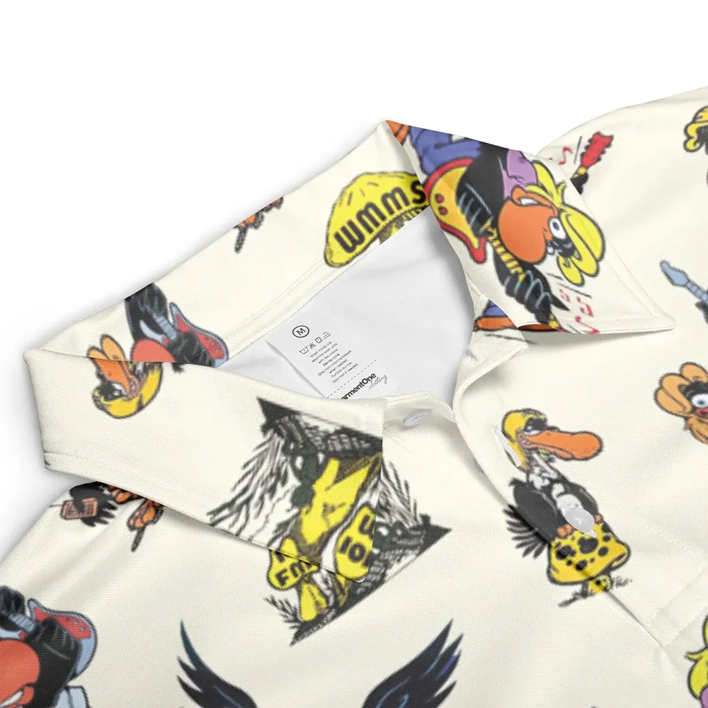 The Rock The Buzzard AOP Men/Women Polo Shirt - 3