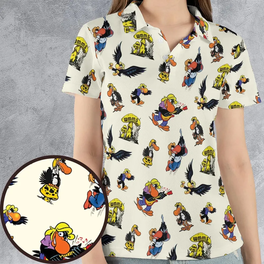 The Rock The Buzzard AOP Men/Women Polo Shirt - 4