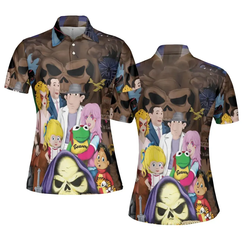 The Eighties AOP Men/Women Polo Shirt - 5