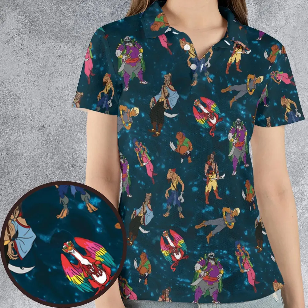 The Pirates of Dark Water characters AOP Men/Women Polo Shirt - 4